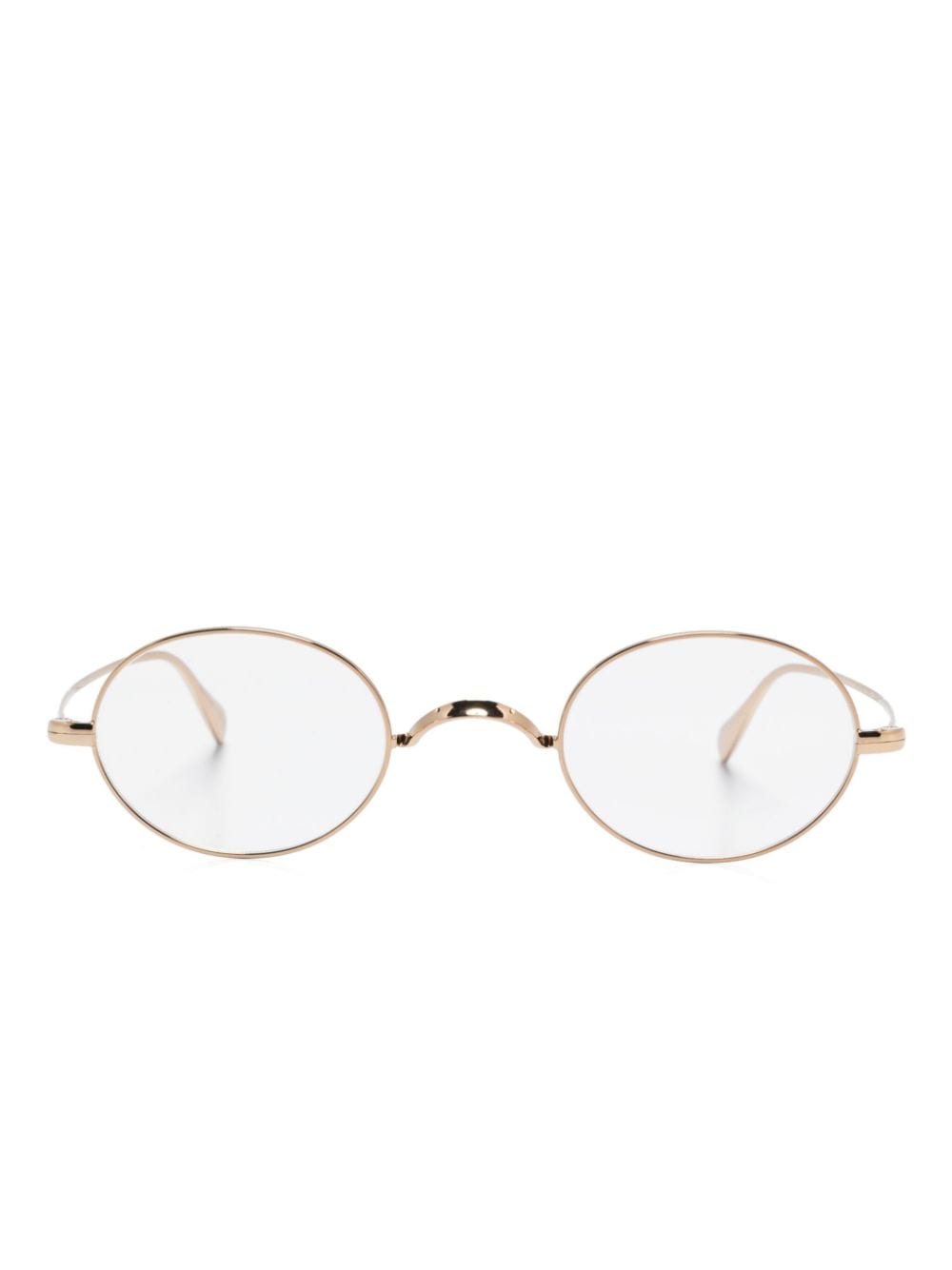 Shop Oliver Peoples Calidor Glasses In 金色