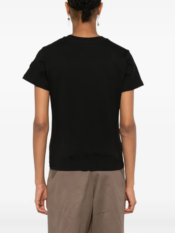 Moncler Crystal Logo Cotton T-Shirt | Liberty