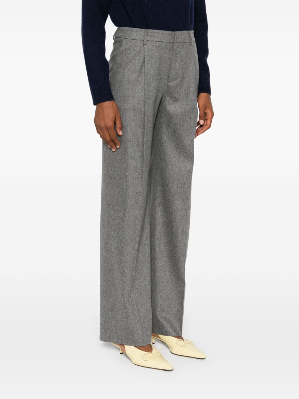 Shop Pt Torino Lola Trousers In Grey