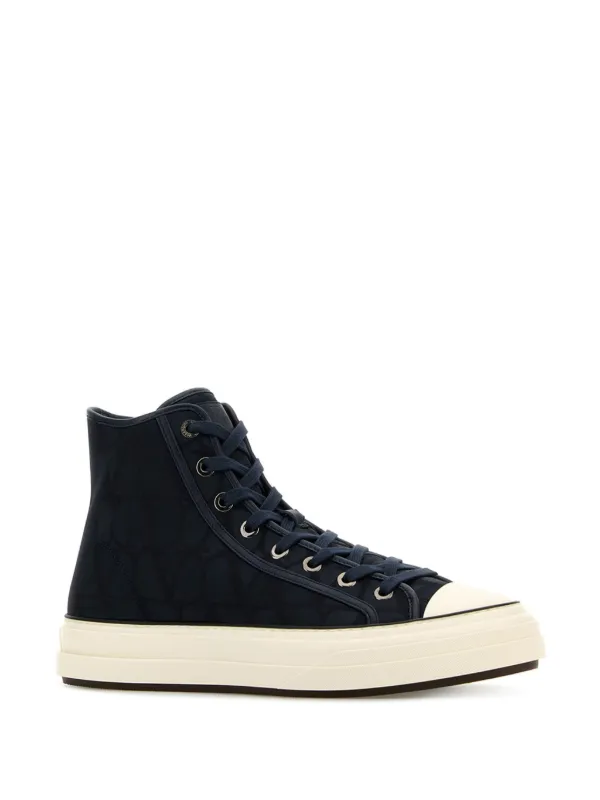 スニーカー [VALENTINO] Garavani Navy Blue Canvas Valentino Garavani Totaloop Sneakers | Blue | FARFETCH