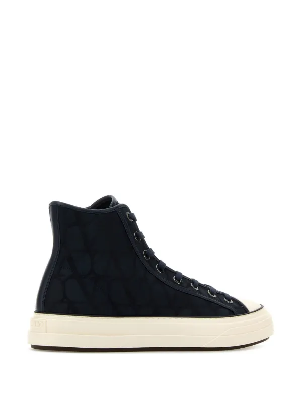 【関税込み】Valentino Garavani ブラック Totaloop スニーカー Valentino Garavani Black Totaloop Sneakers Valentino Garavani