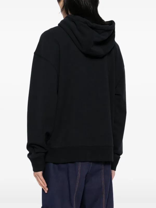 CAFÉ KITSUNÉ Coffee Cup Hoodie | Black | FARFETCH BN