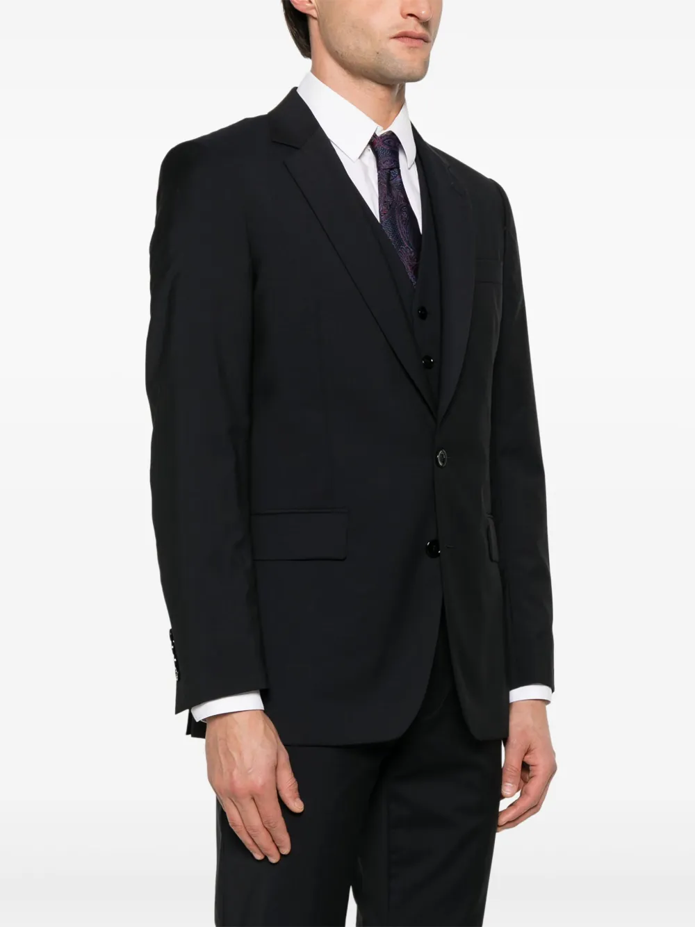 FURSAC Blazer van scheerwol Blauw