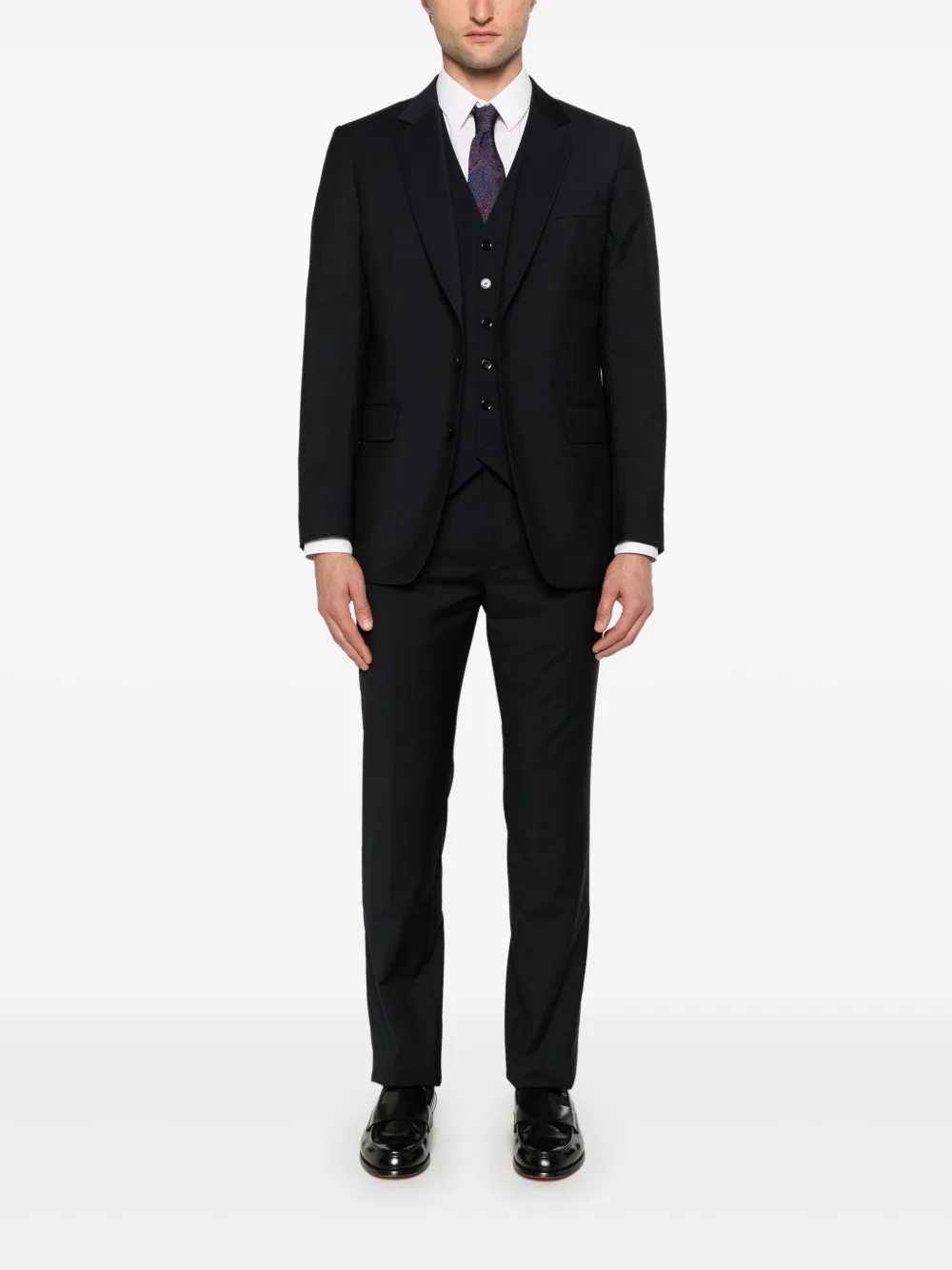 FURSAC Blazer van scheerwol Blauw