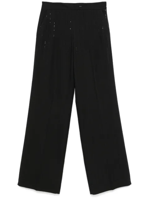 TWINSET sequin-detailing trousers