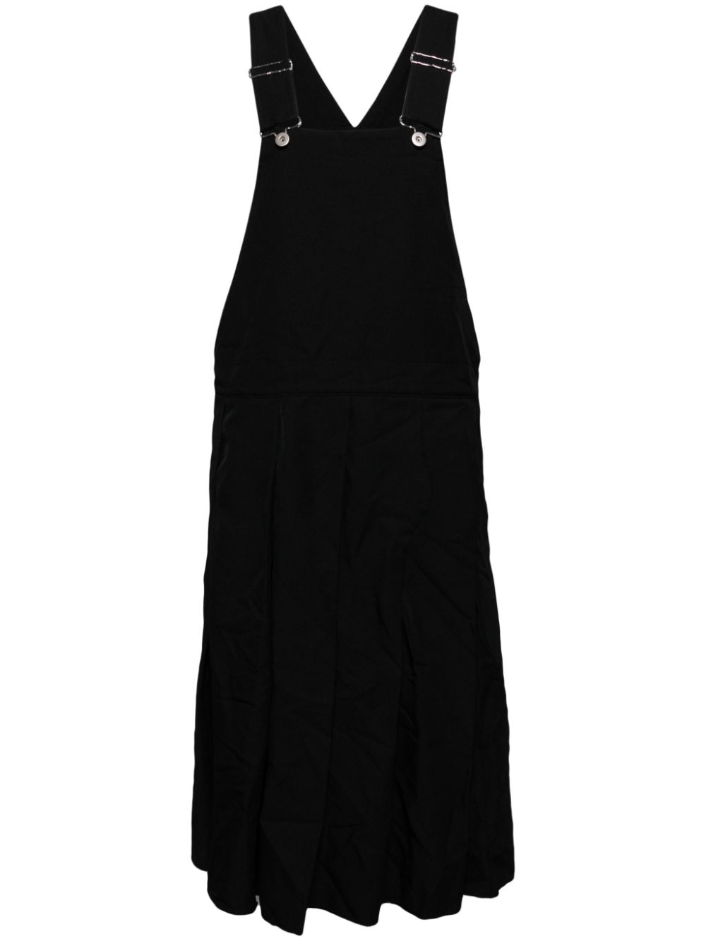 Black Comme Des Garçons pleated dress