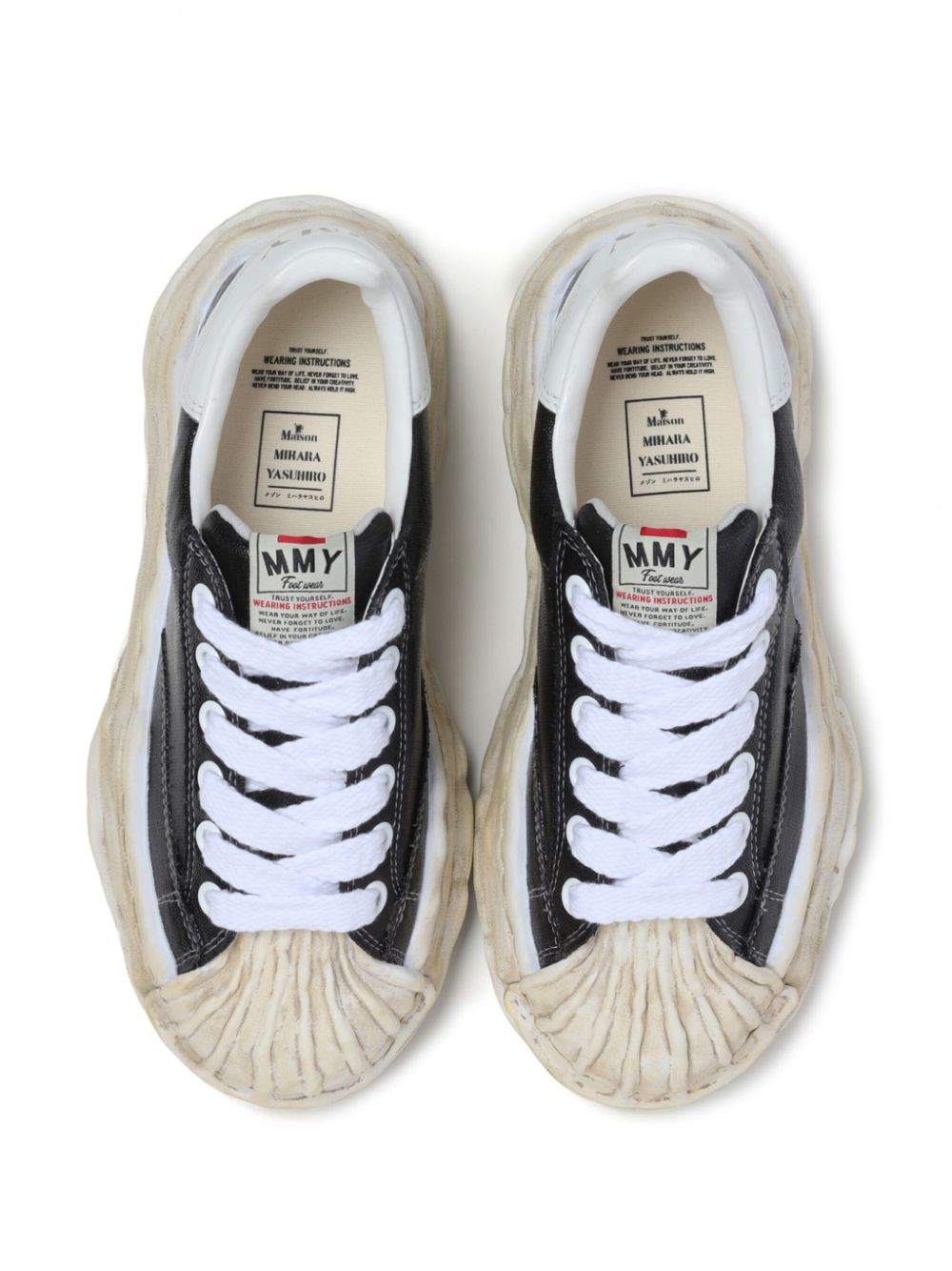 Maison MIHARA YASUHIRO Blakey low-top sneakers Zwart