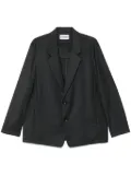 Attachment felted blazer - Grey