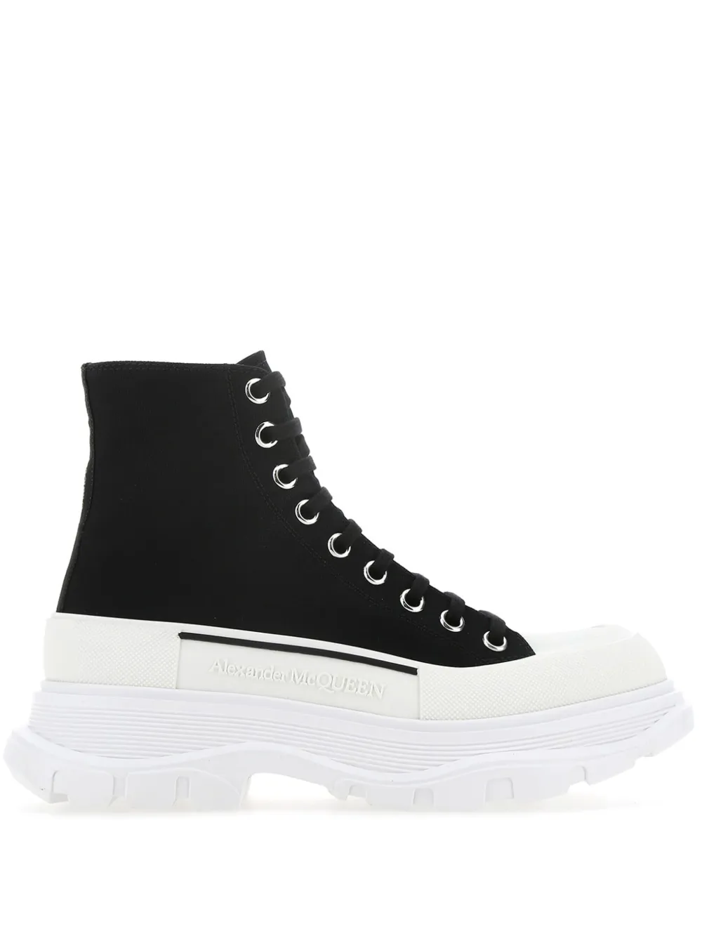 Alexander McQueen Tread Slick Stiefel - Schwarz