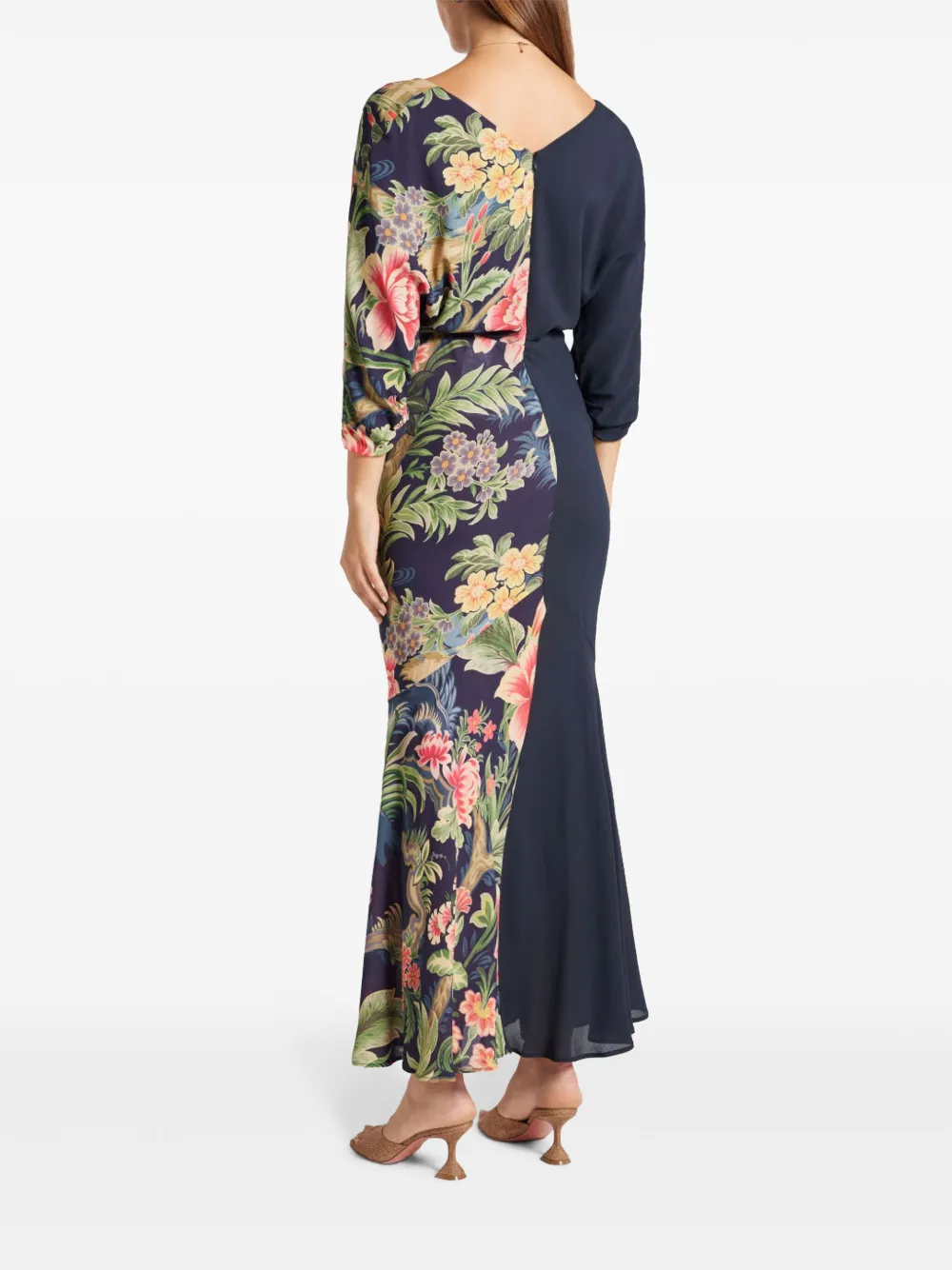 ETRO Jurk met bloemenprint Blauw