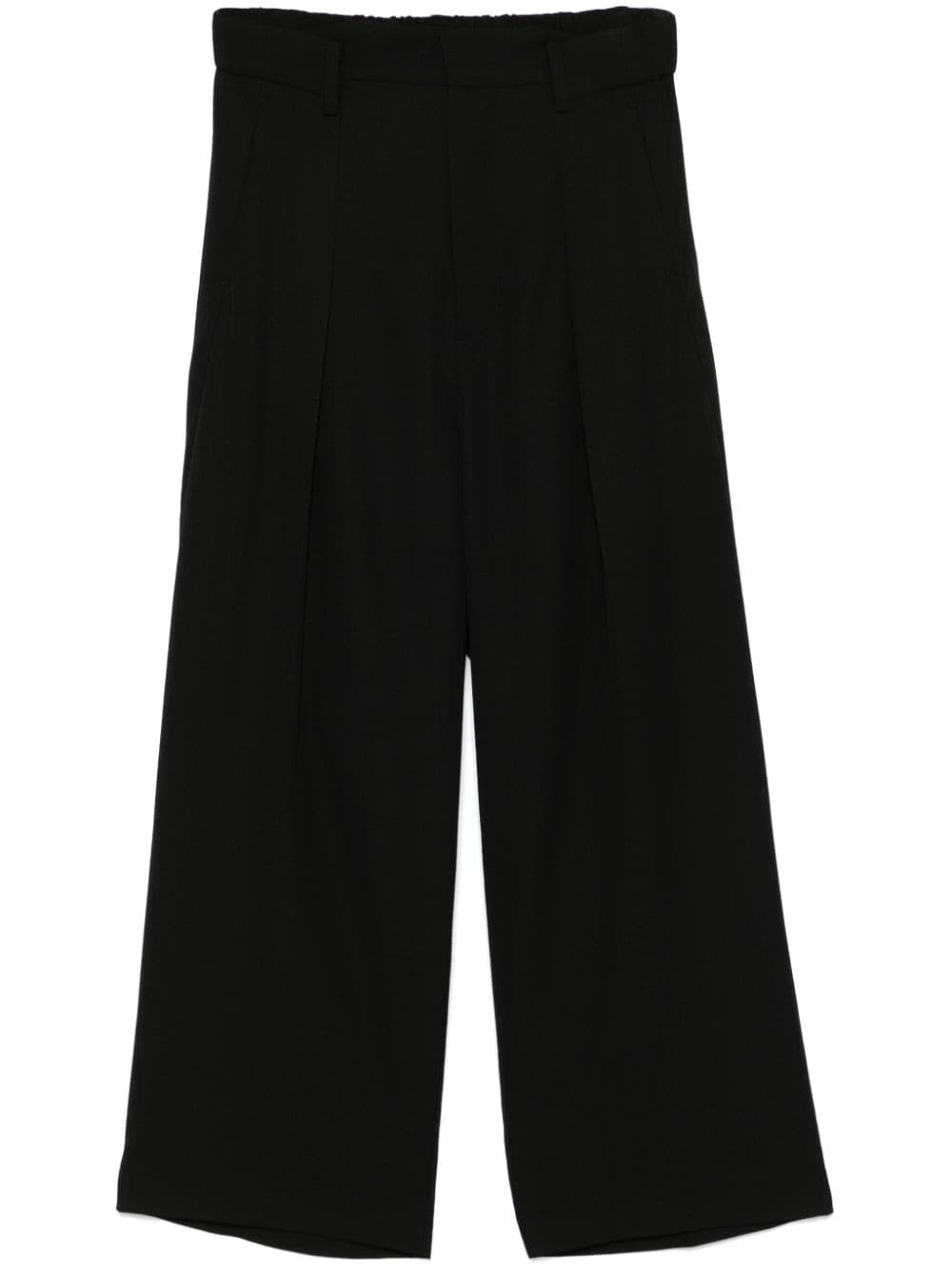 Shop Attachment Drop-crotch Trousers In Black