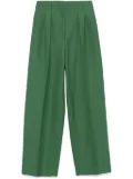 Lacoste high-waisted trousers - Green