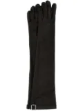 ARMARIUM long leather gloves - Black