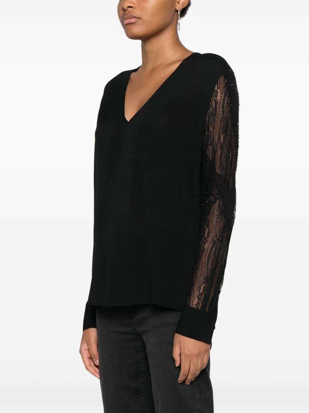 PINKO Le Mans blouse Zwart