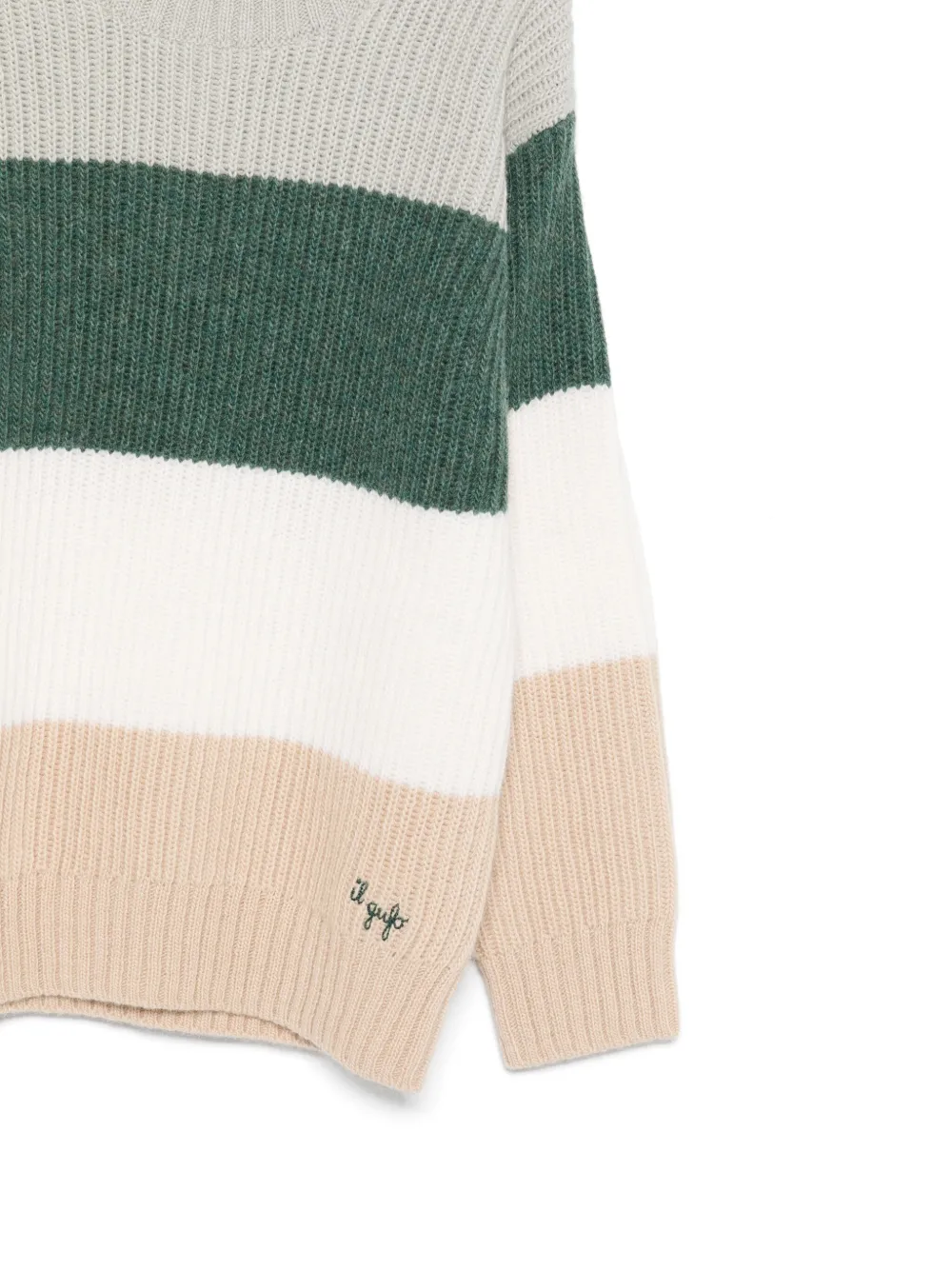 Il Gufo Gestreepte trui Beige