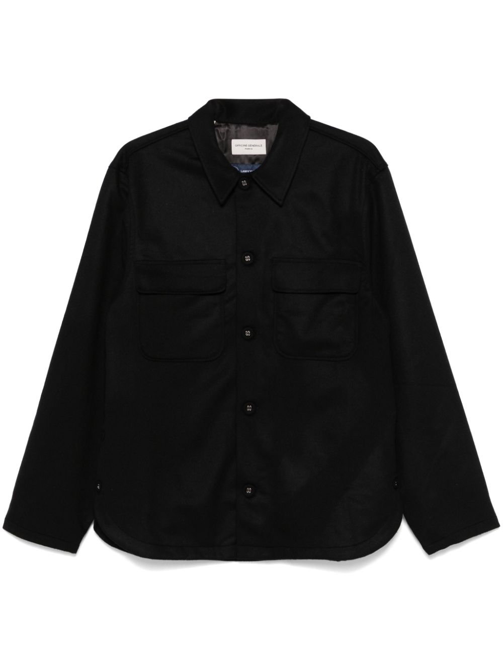 Officine Generale Haby overshirt - Black