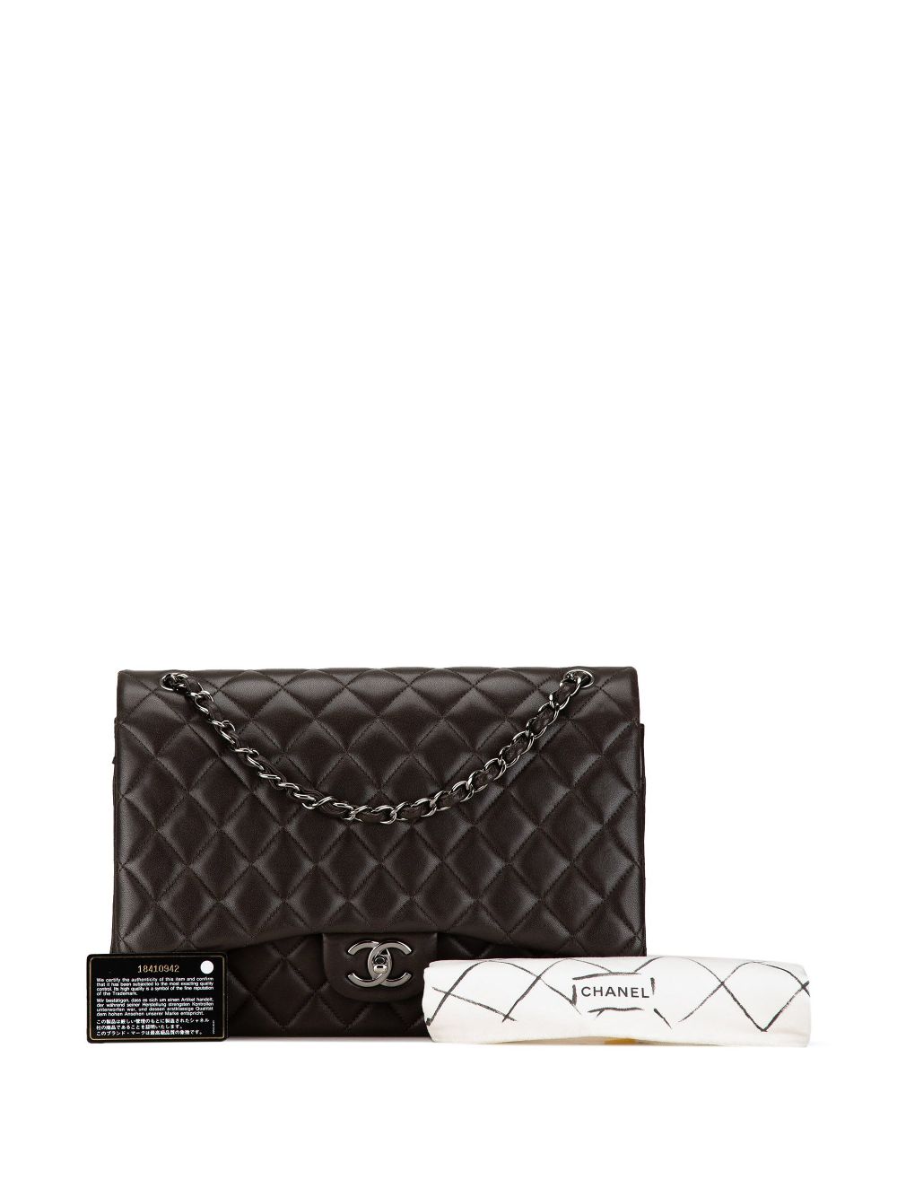 CHANEL 2013-2014 Maxi Classic Lambskin Double Flap shoulder bag Women