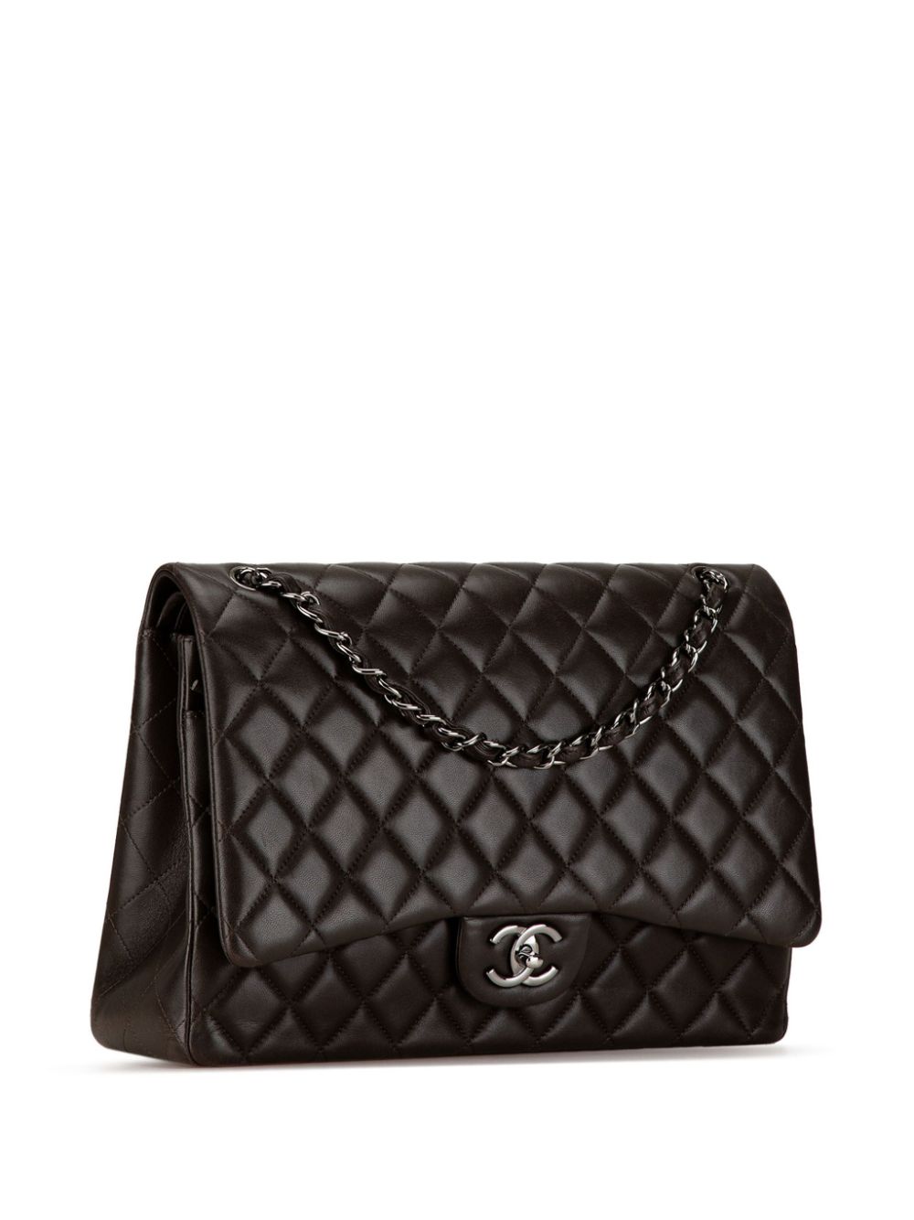 Cheap HOT SALE CHANEL 2013-2014 Maxi Classic Lambskin Double Flap shoulder bag Women