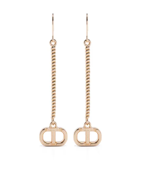 TWINSET Oval T earrings 