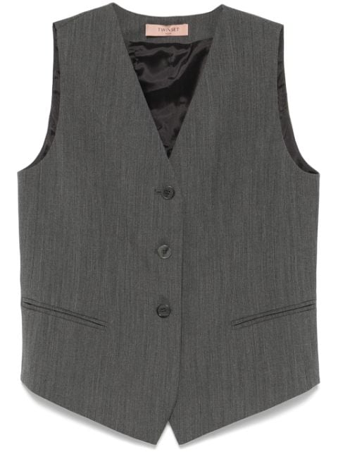 textured waistcoat