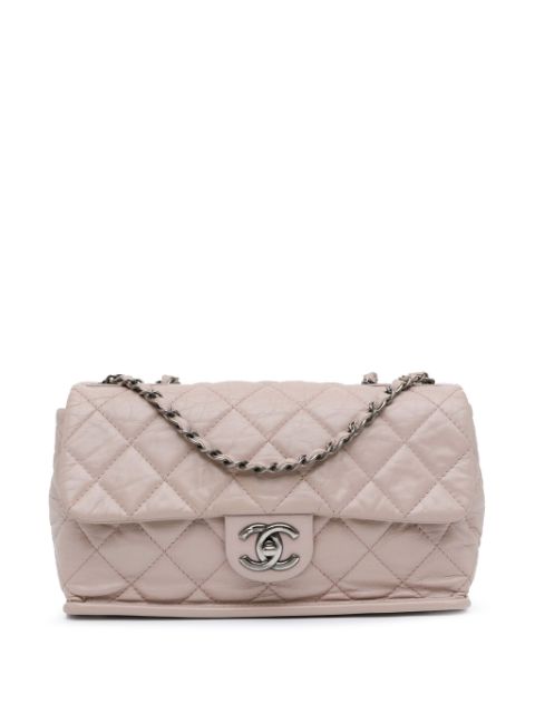 CHANEL 2014-2015 Quilted Aged Calfskin Single Flap shoulder bag Women