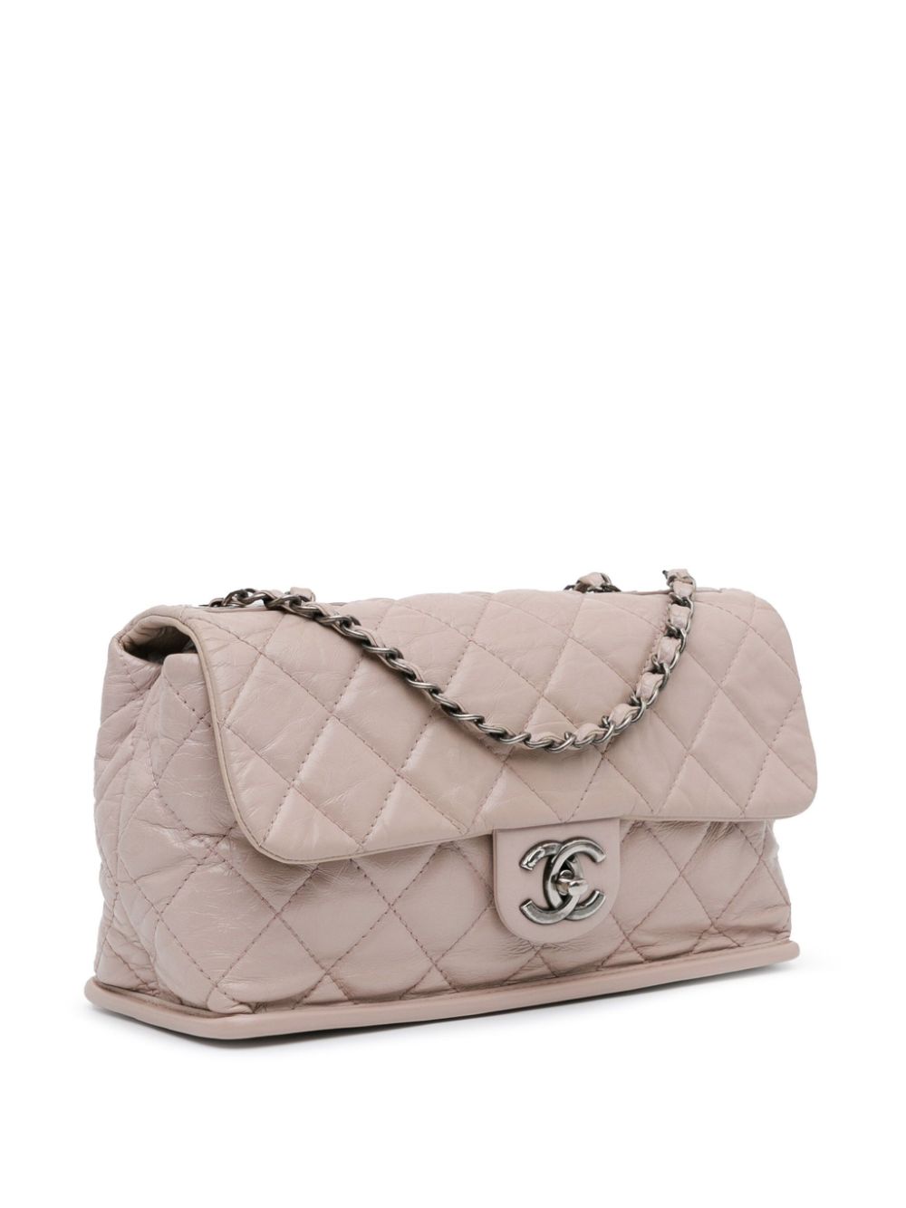 CHANEL Pre-Owned 2014-2015 Quilted Aged Calfskin Single Flap shoulder bag WOMEN