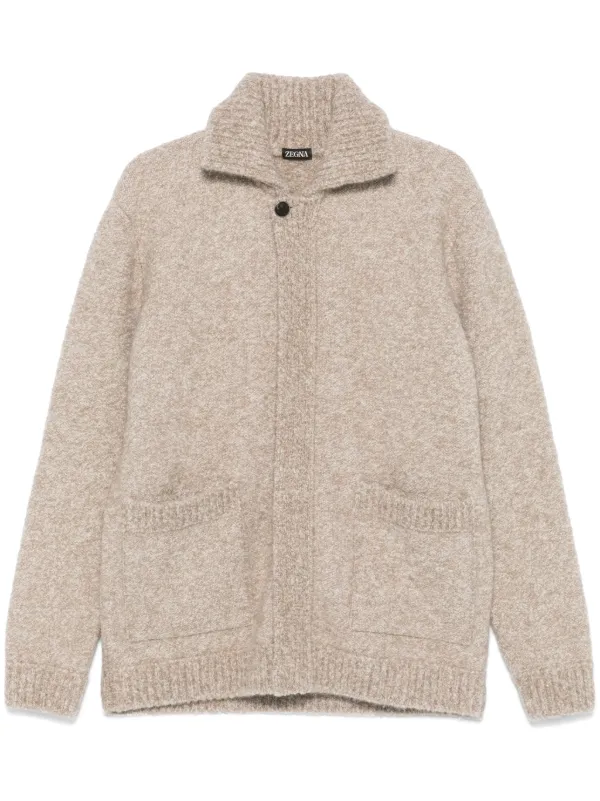 Zegna ニットジャケット | ニュートラル | FARFETCH JP