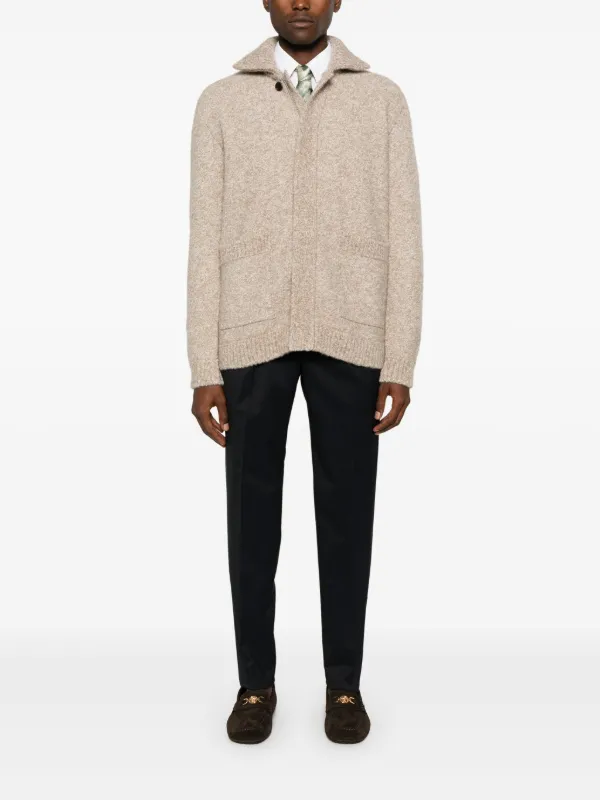 Zegna ニットジャケット | ニュートラル | FARFETCH JP