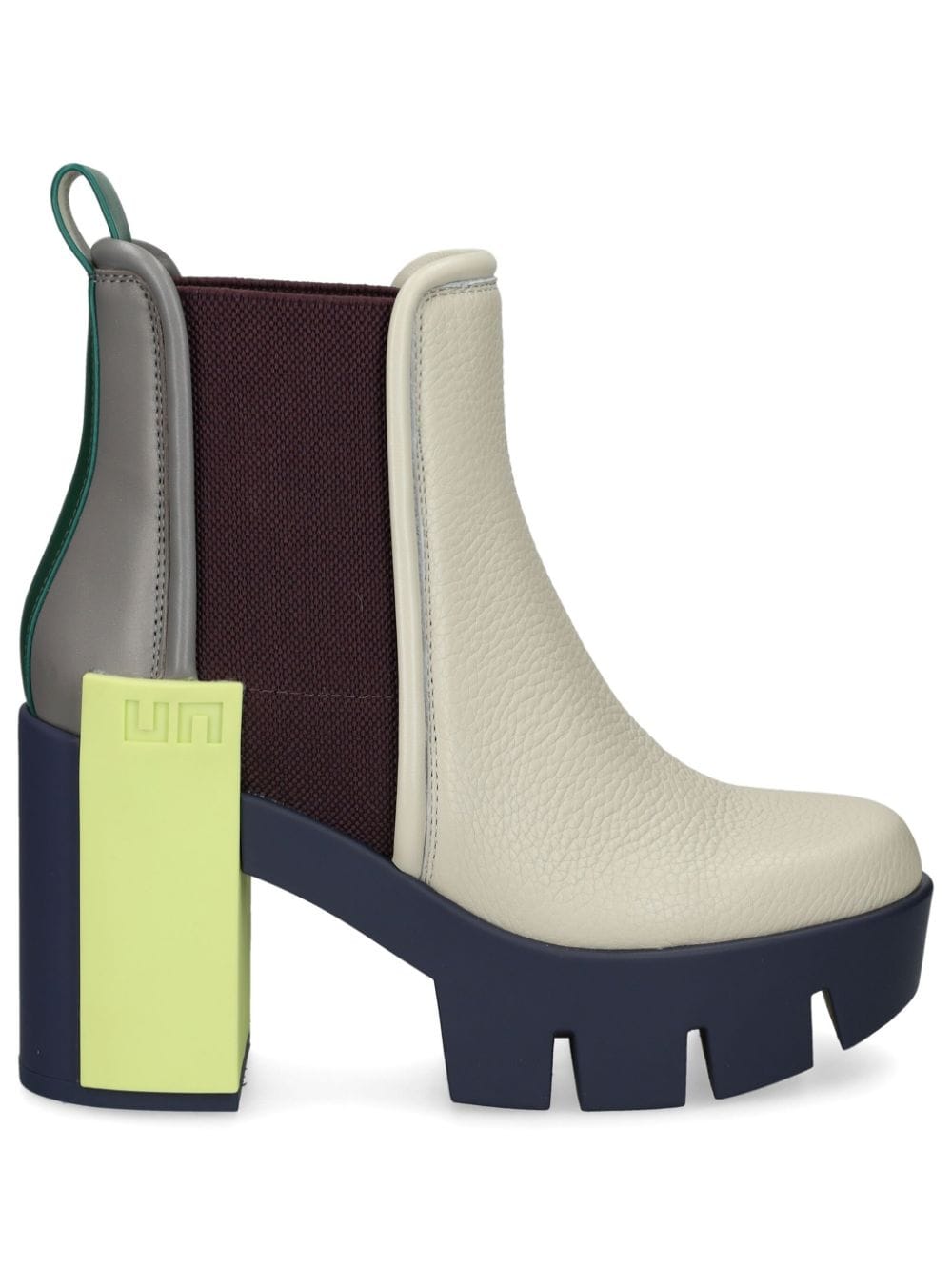 Shop United Nude 100mm Grip Chelsea Iii Boots In Neutrals