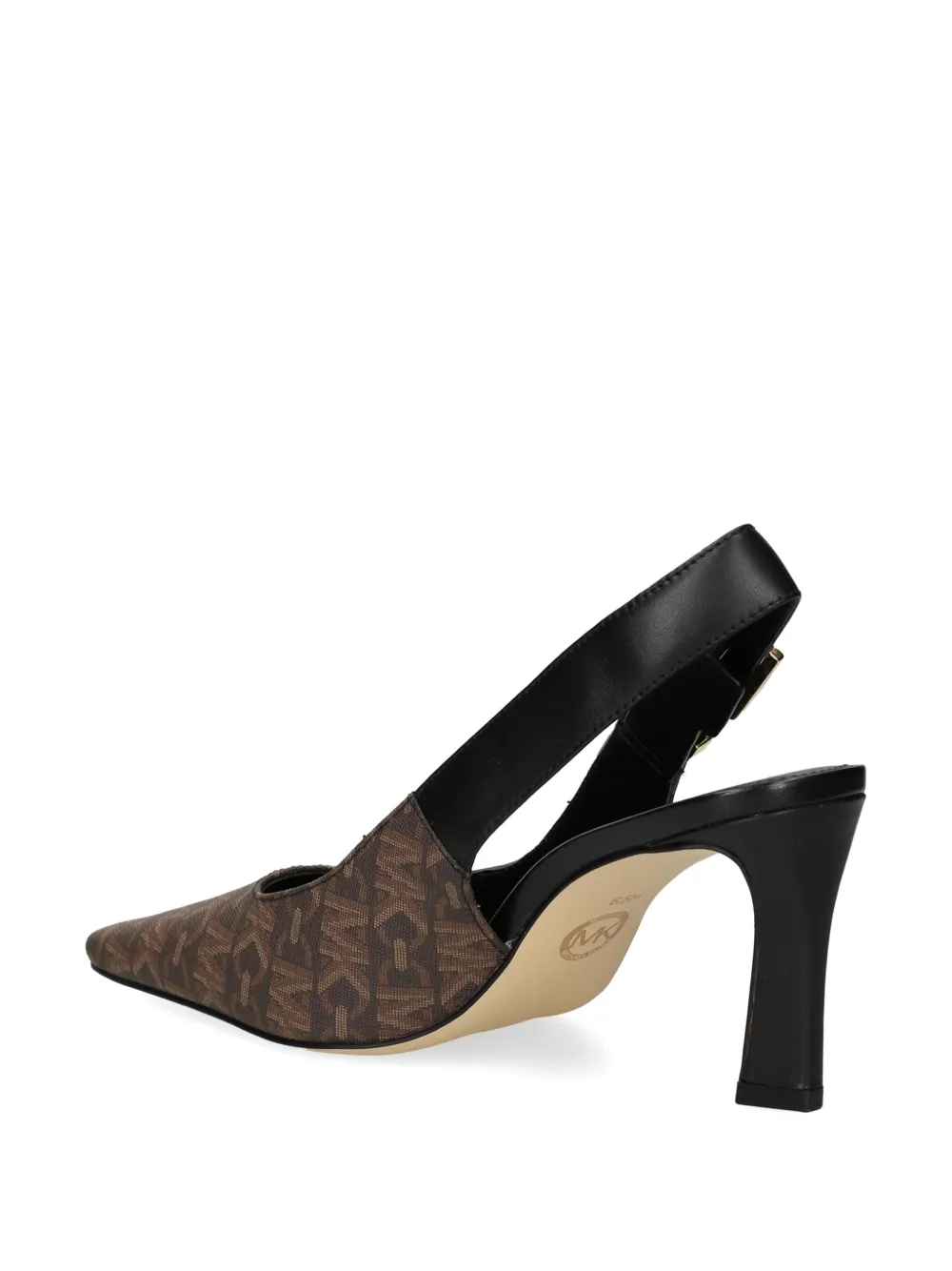 Michael Michael Kors Pointed High-heeled Sandals In Brown