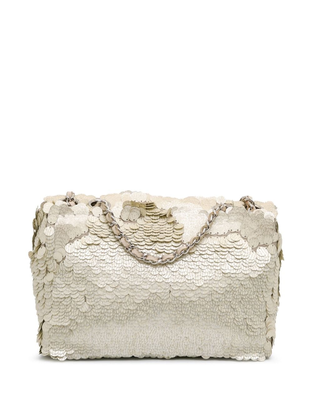 CHANEL Pre-Owned 2011 Mini Rectangular Sequin Flap shoulder bag - Goud