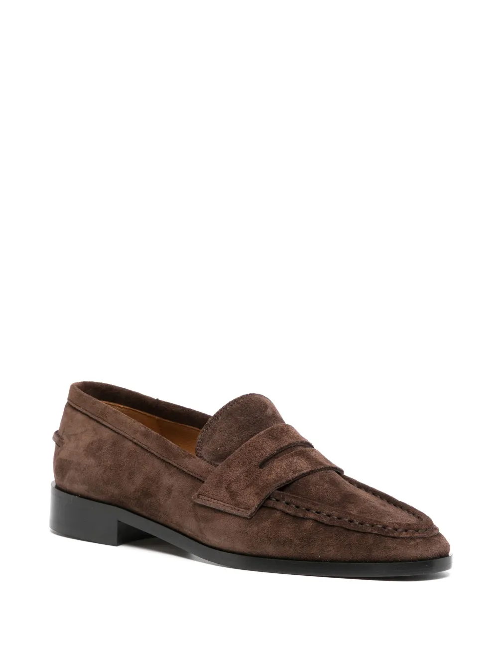 ATP Atelier Airola Walnut suède loafers - Bruin