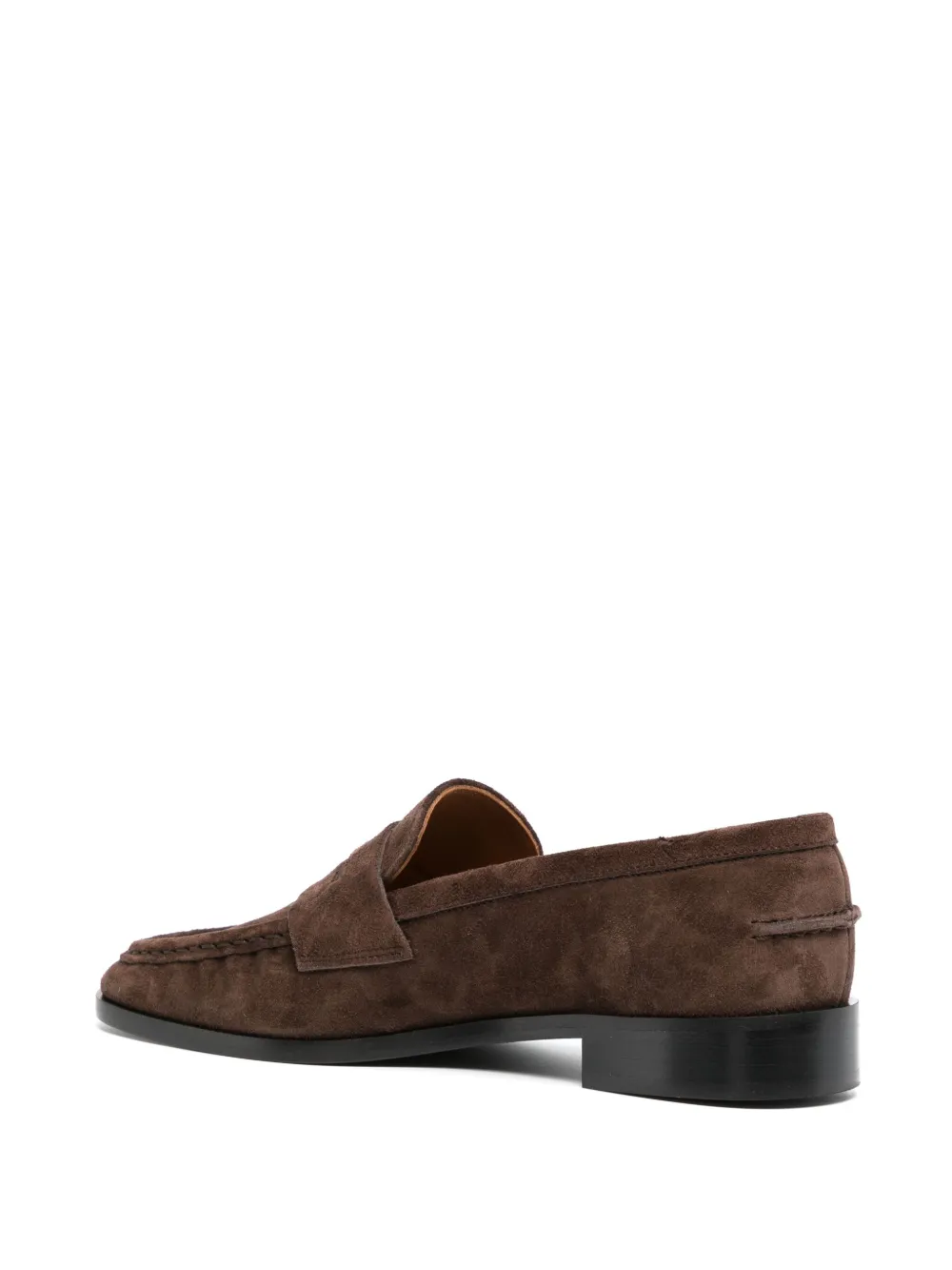 ATP Atelier Airola Walnut suède loafers Bruin