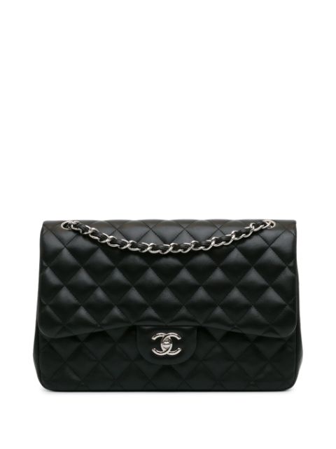 HOT SALE CHANEL 2014 Jumbo Classic Lambskin Double Flap shoulder bag Women