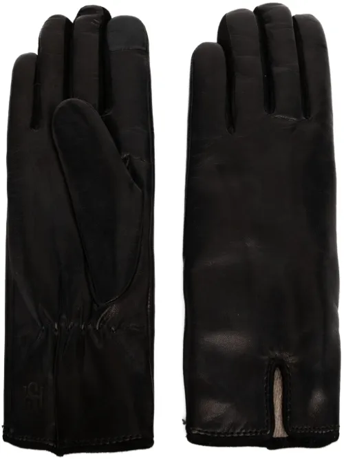 Gants en cuir doublés de cachemire - HANDSOME STOCKHOLM - Modalova
