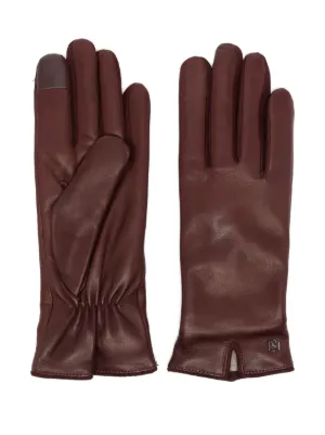 Maison Margiela フィンガーレス レザー手袋 | ブラウン | FARFETCH JP