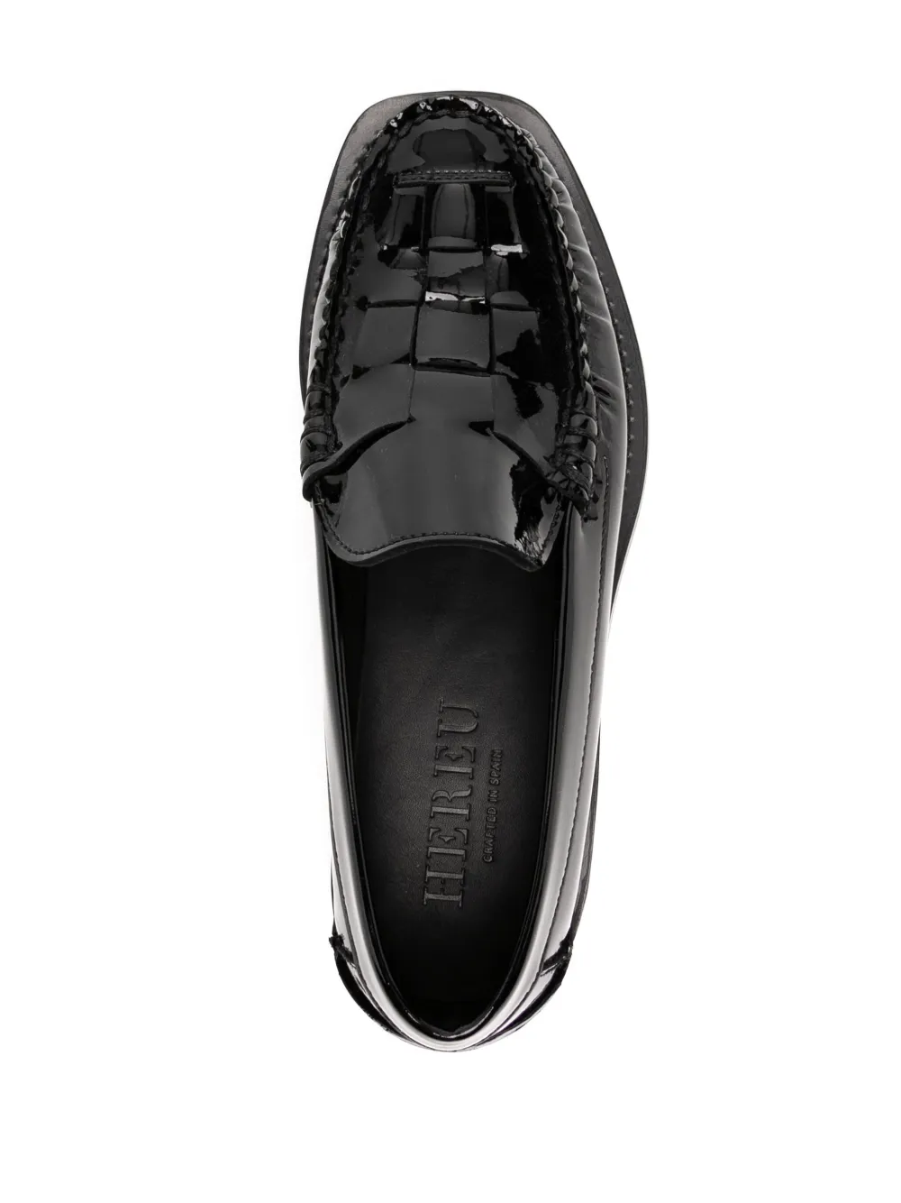 Hereu Nombela Glossy loafers Black