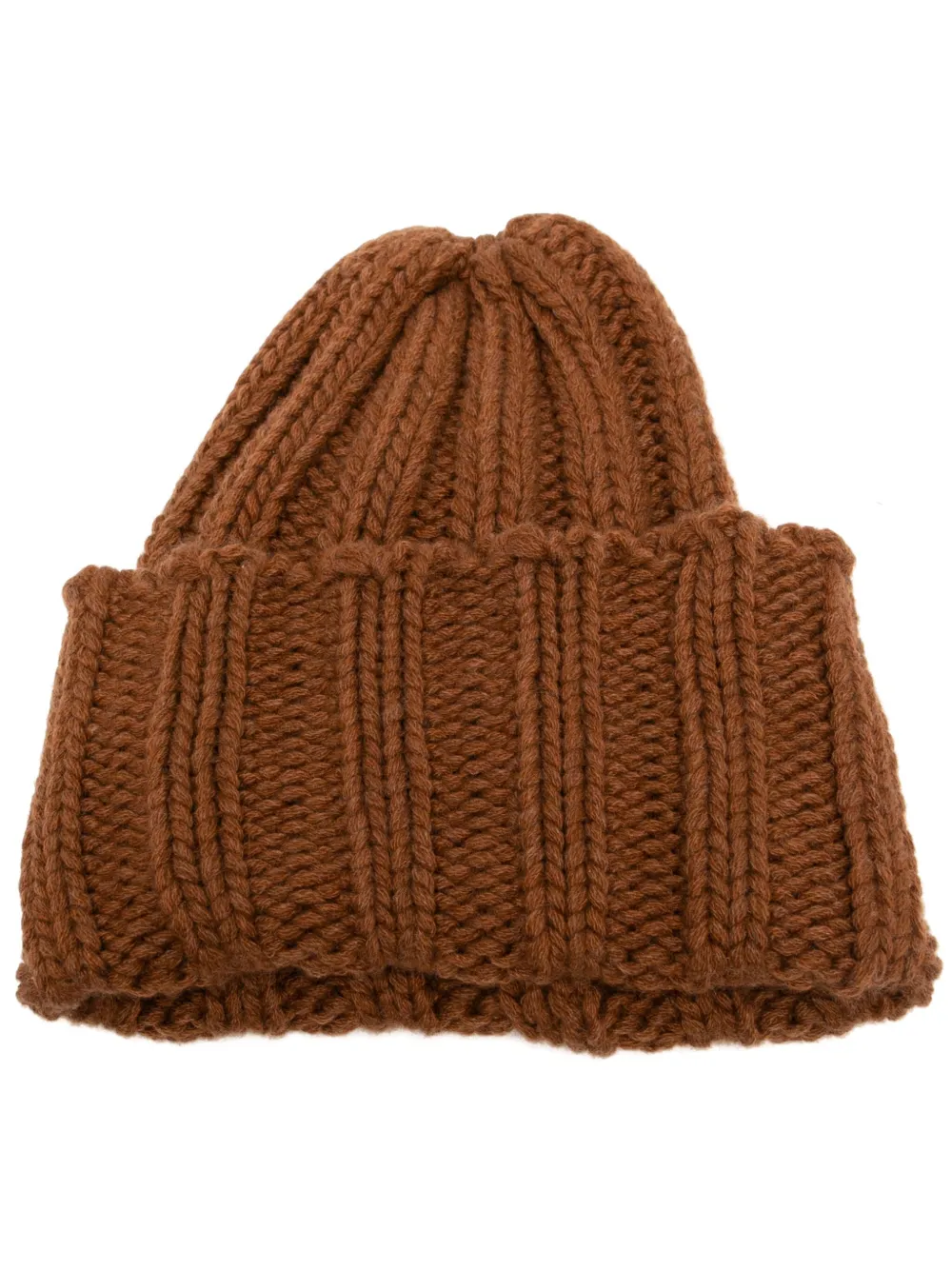 ribbed turn-up beanie