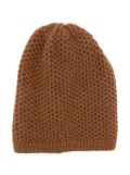 Inverni Hats waffle beanie - Brown