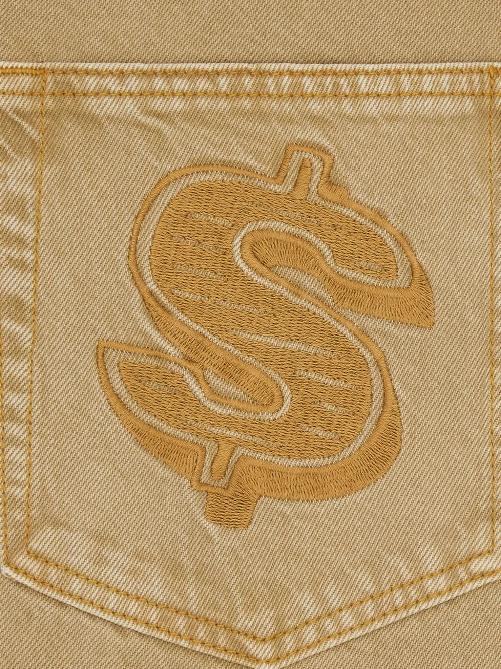 Billionaire Boys Club Jeans met diamanten en dollars print Bruin