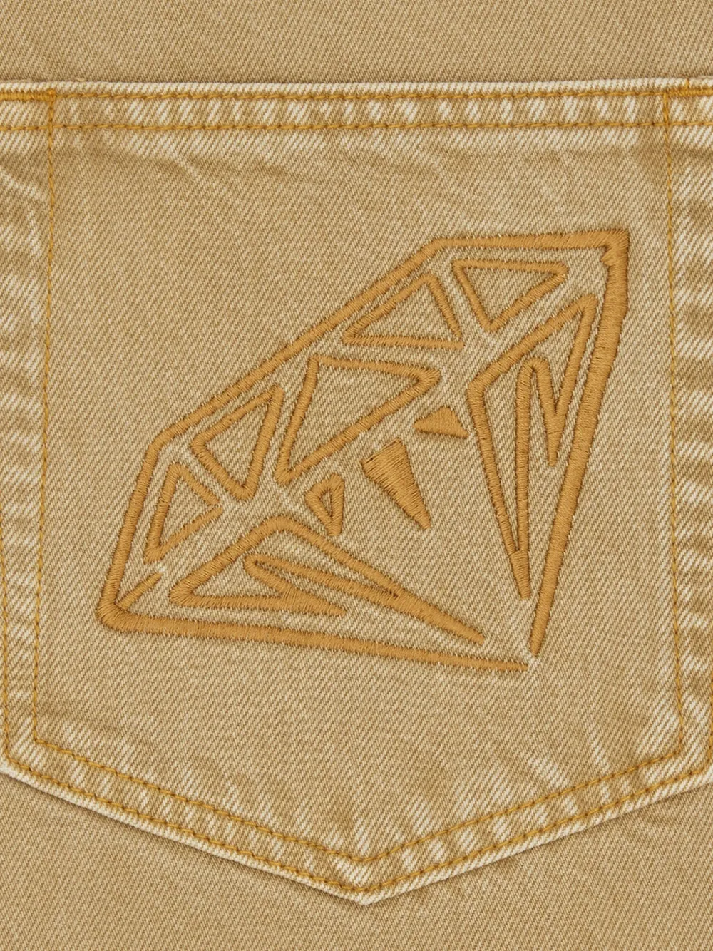 Billionaire Boys Club Jeans met diamanten en dollars print Bruin