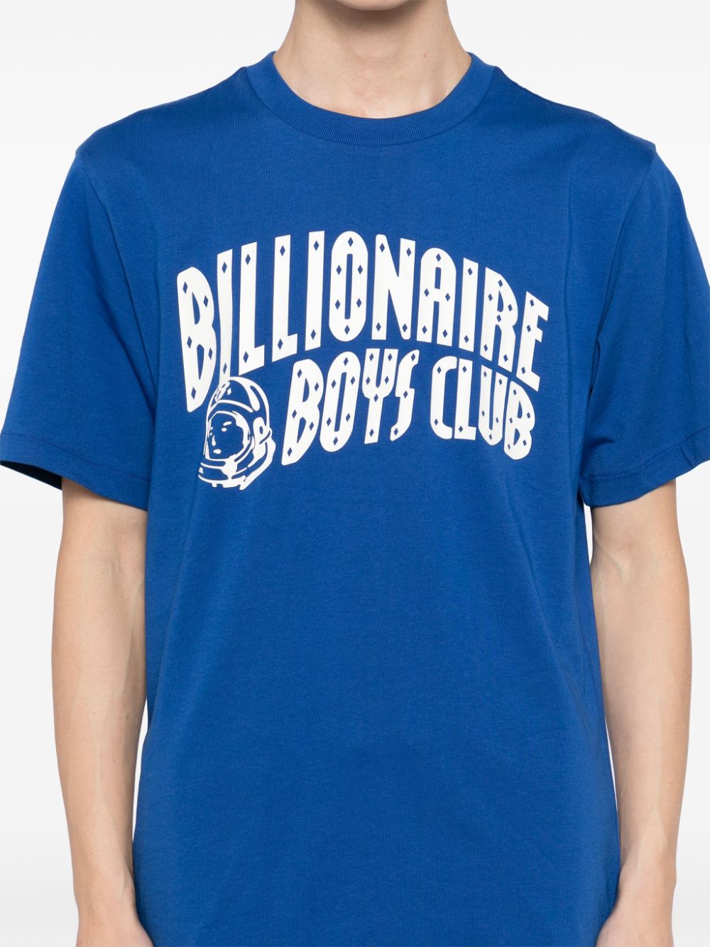 Shop Billionaire Boys Club Logo-print T-shirt In Blue