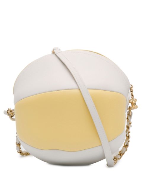 HOT SALE CHANEL 2019 Calfskin Coco Beach Ball shoulder bag Women