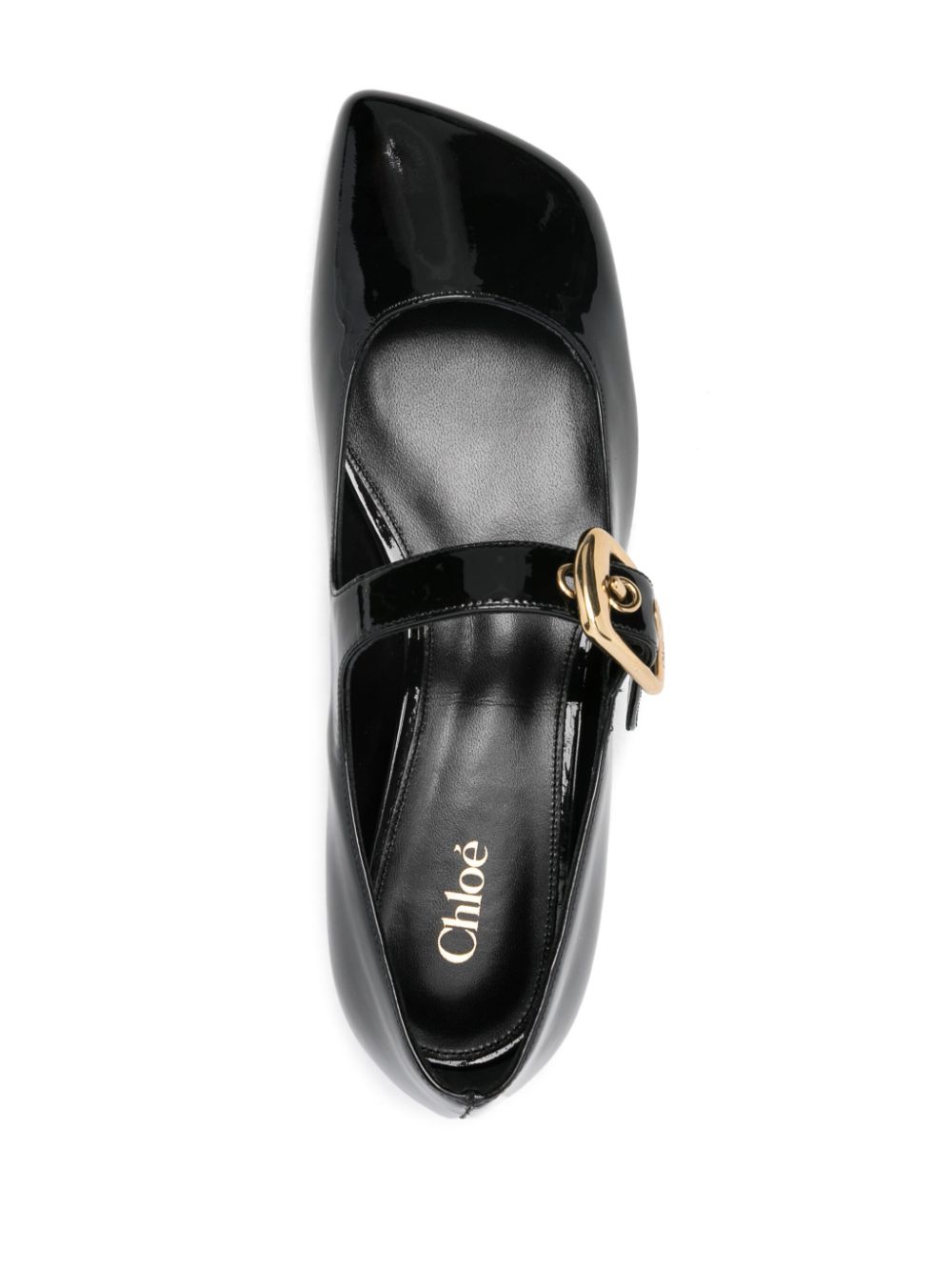 Chloé buckled ballet flats Black