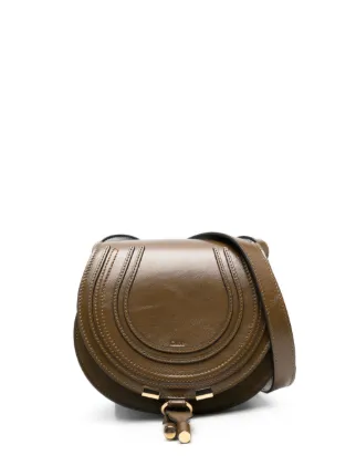 Chloé Marcie サドルバッグ S | ブラウン | FARFETCH JP