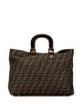 Fendi Pre-Owned 20th Century Large Zucca Canvas Twins tote bag - Brown