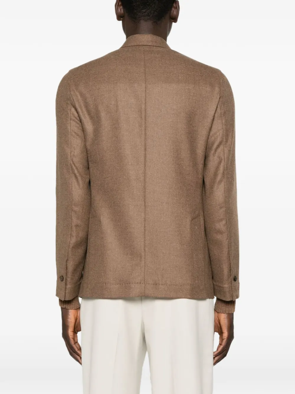  Barba Flannel Blazer - Brown 