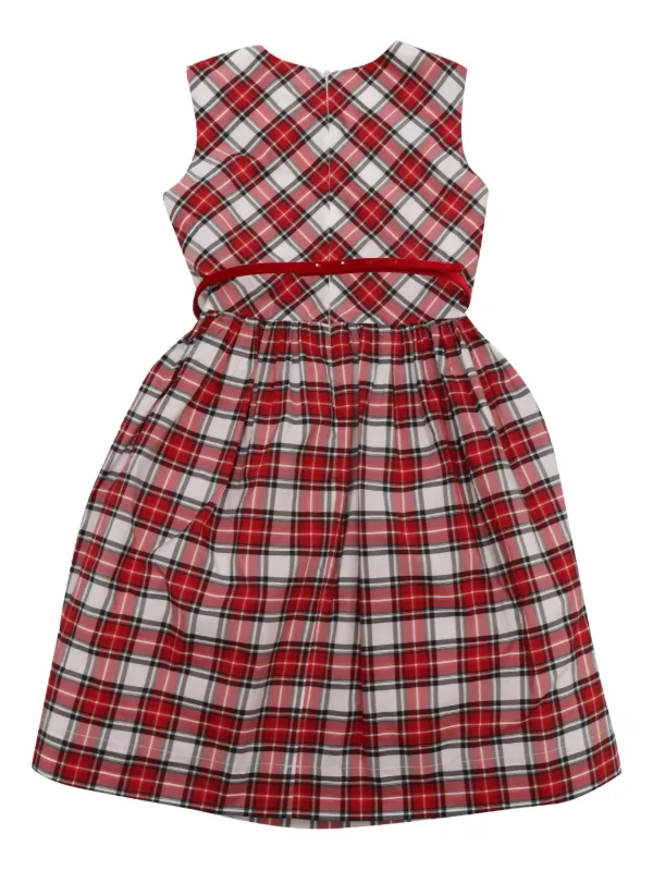 Monnalisa Tartan Dress | Red | FARFETCH OM Monnalisa Tartan Dress | Red | FARFETCH OM
