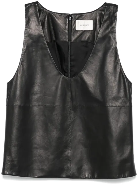 Saint Laurent top con cuello halter