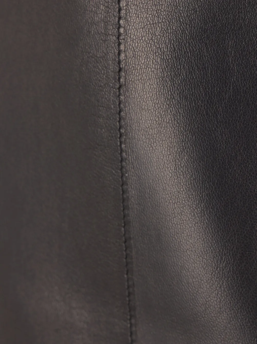 Saint Laurent Leren top Zwart